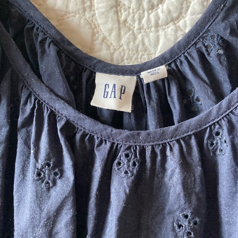 GAP Navy Ruffle Tank Top - Picture 8 of 13